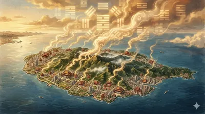 萬廟之島的風水密碼——3,409 間台灣廟宇的卦象，藏著什麼訊息？