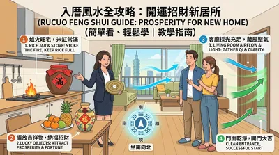 入厝風水怎麼看？新居搬家前的坐向與方位確認指南